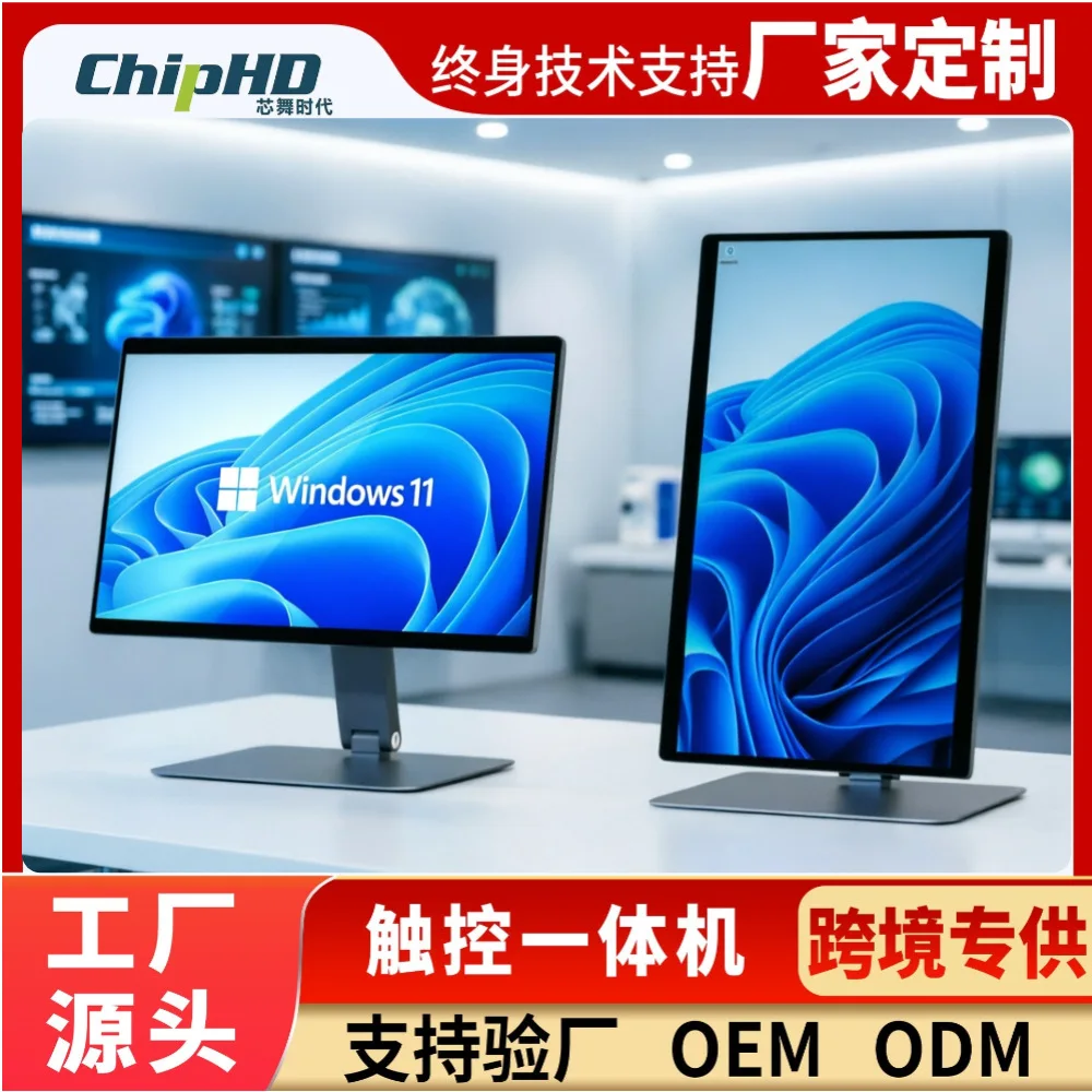 15.6 Inch Wall-mounted Touch All-in-One PC, 8GB+128GB, ESOP Work Instruction & KDS Kitchen Display Screen