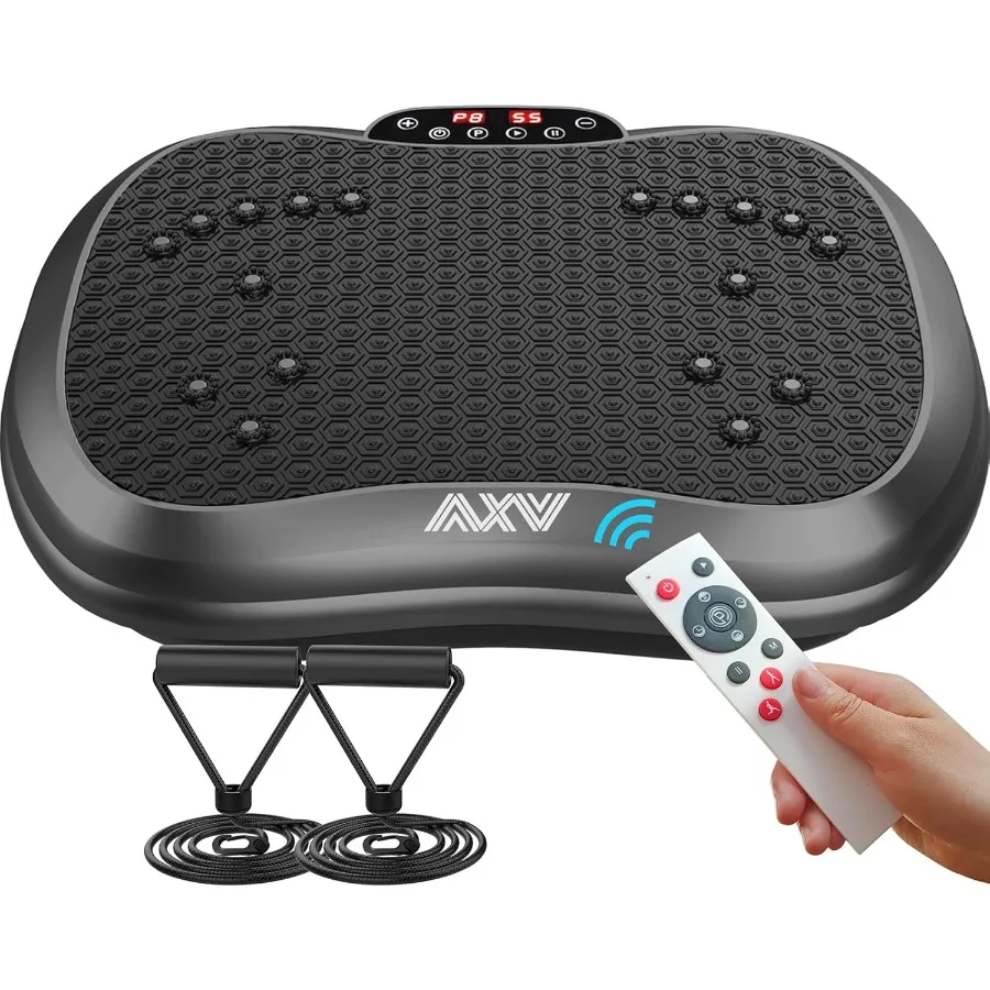 Mini máquina portátil de ejercicios con placa vibratoria para todo el cuerpo en casa: mejora la pérdida de peso, dar forma al cuerpo, tonificación muscular