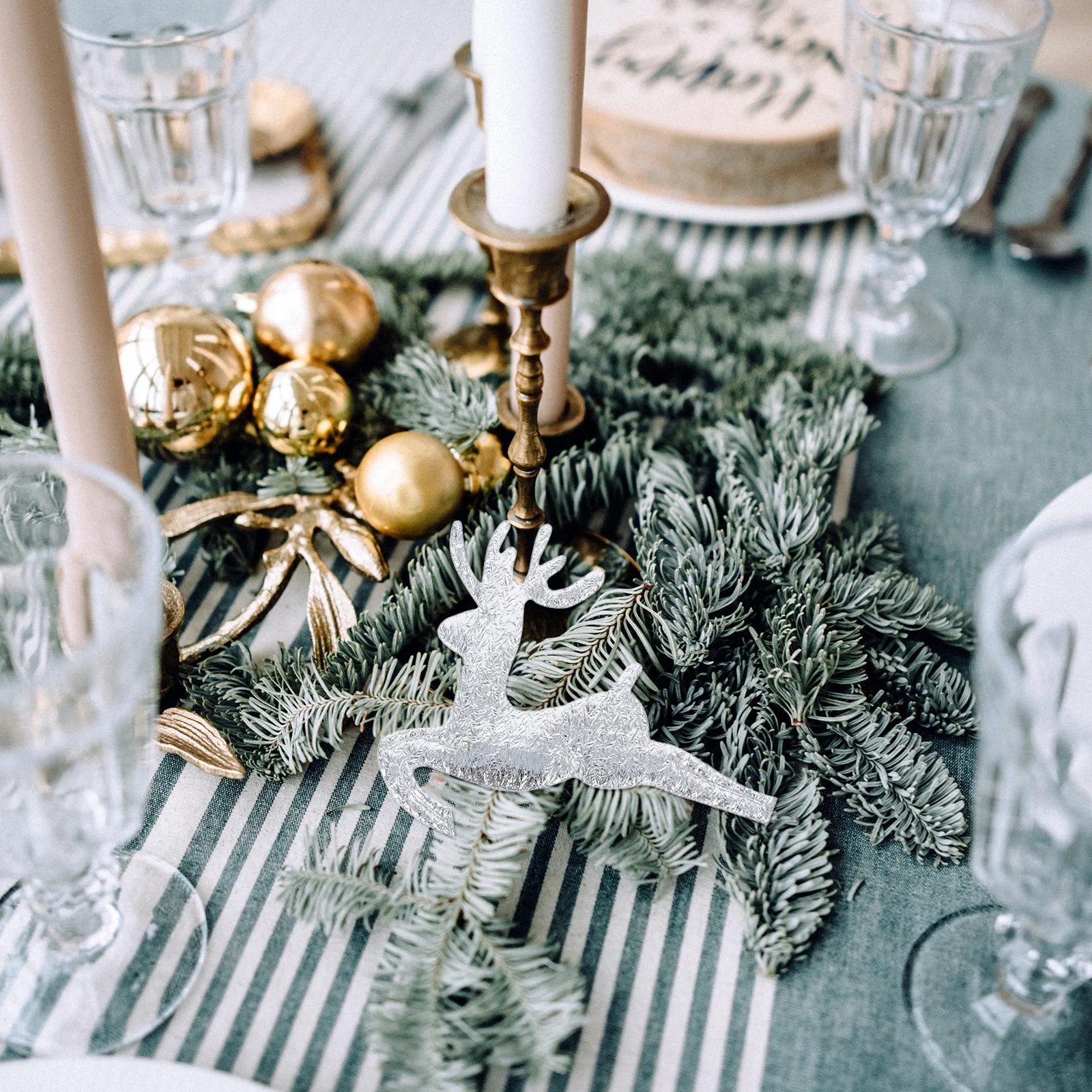 

100 Pcs Christmas Decorations Birthday Party Supplies Wedding Silver Number Confetti