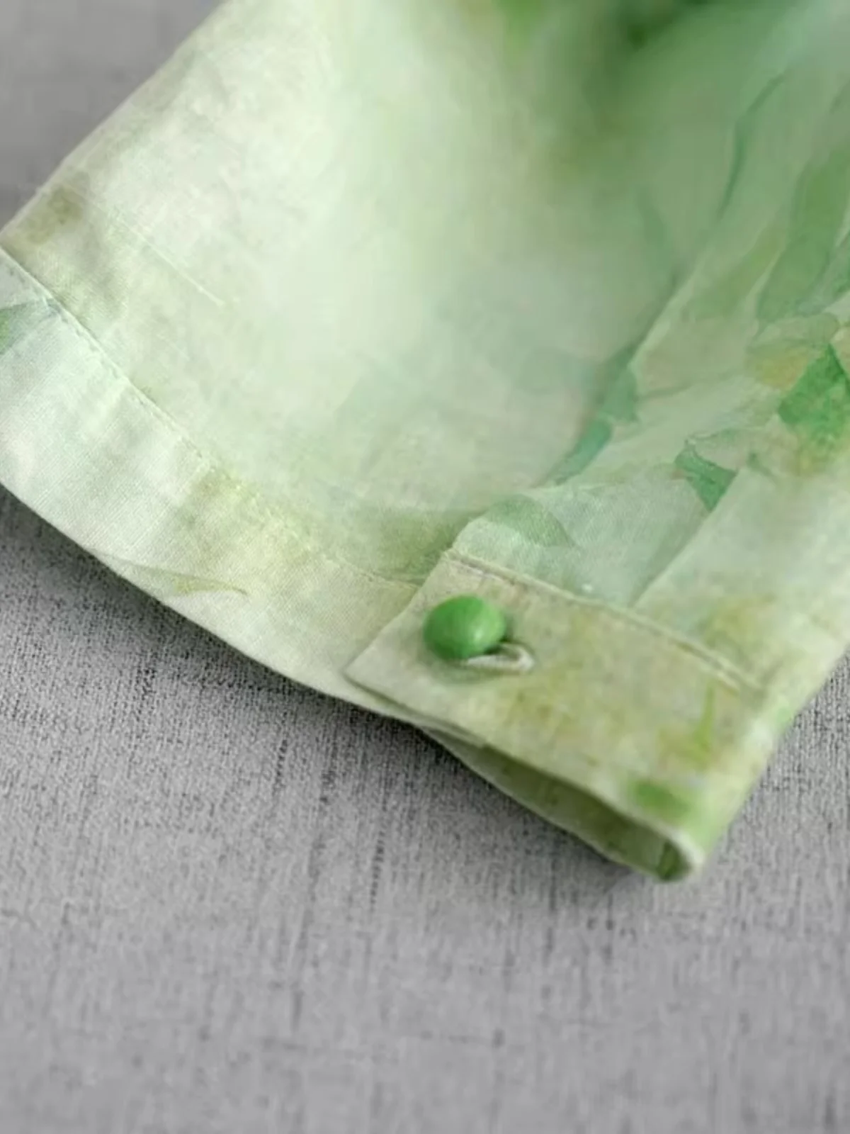 여름 신상품 여성용 코튼 플랙스 프린트 티셔츠-쿼터 슬리브 루즈핏 레귤러 길이