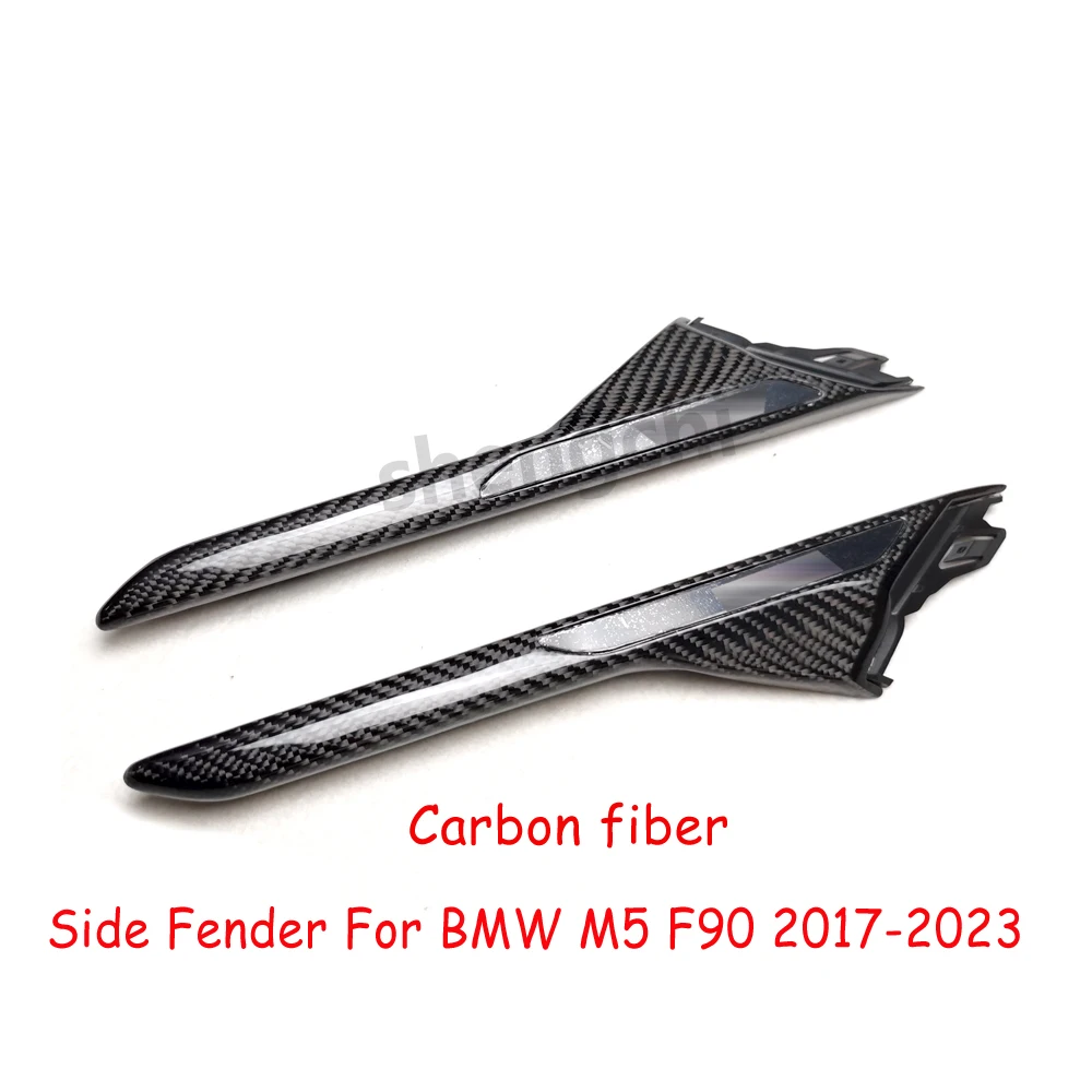 M5 F90 parafango laterale nero lucido in fibra di carbonio per BMW M5 F90 parafango laterale coperture per sfiato aria 2017-2023