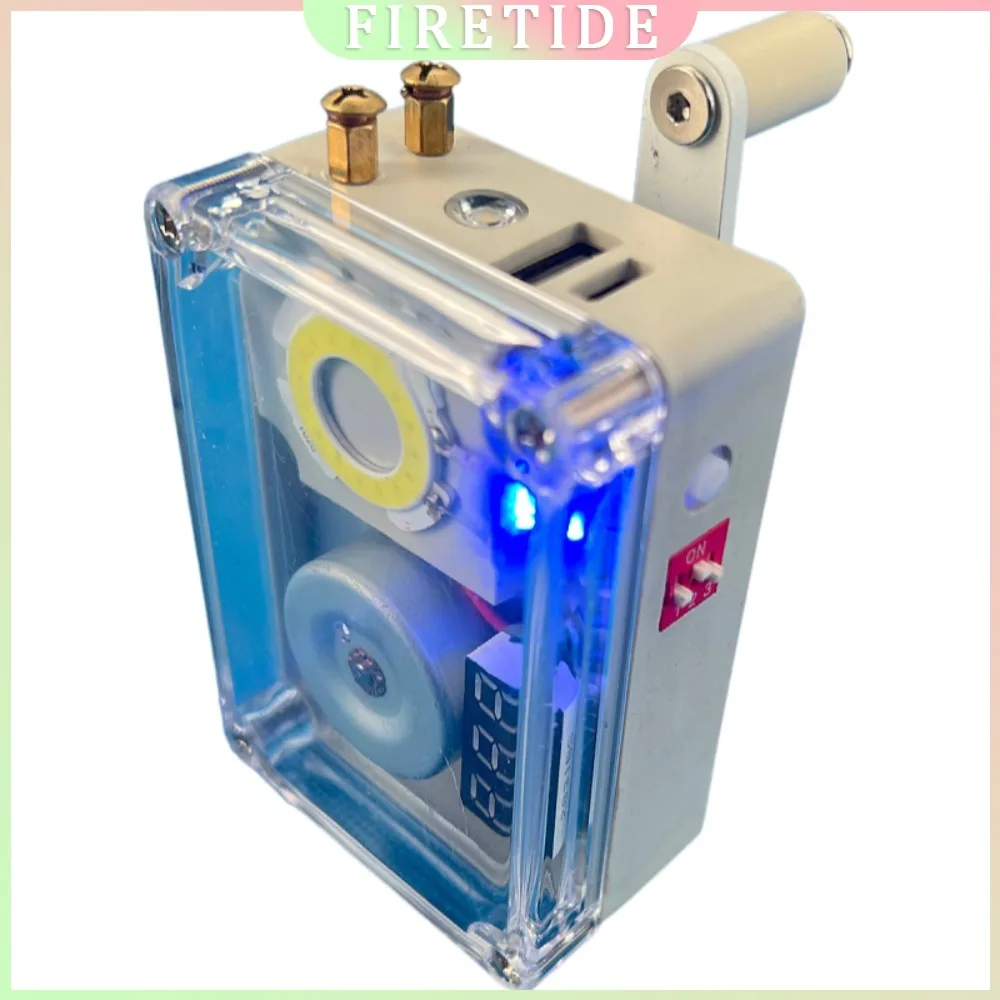 

Manual Hand Crank Dynamo Generator 5V 10W, with Plasma Lighter & USB Port for Outdoor Emergency Power Supply