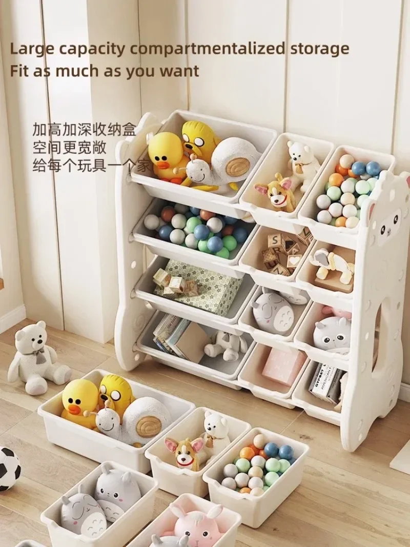 

Children's toy storage rack Baby storage toy rack Sorting organizer Multi-layer home locker Picture book shelf dish rack