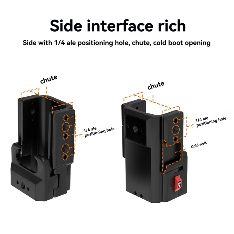B03B-Protection Frame For DJI OSMO POCKET 3 Extend Adapter With Multi-Function Expansion Board Cold Shoe Mount Housing Shell