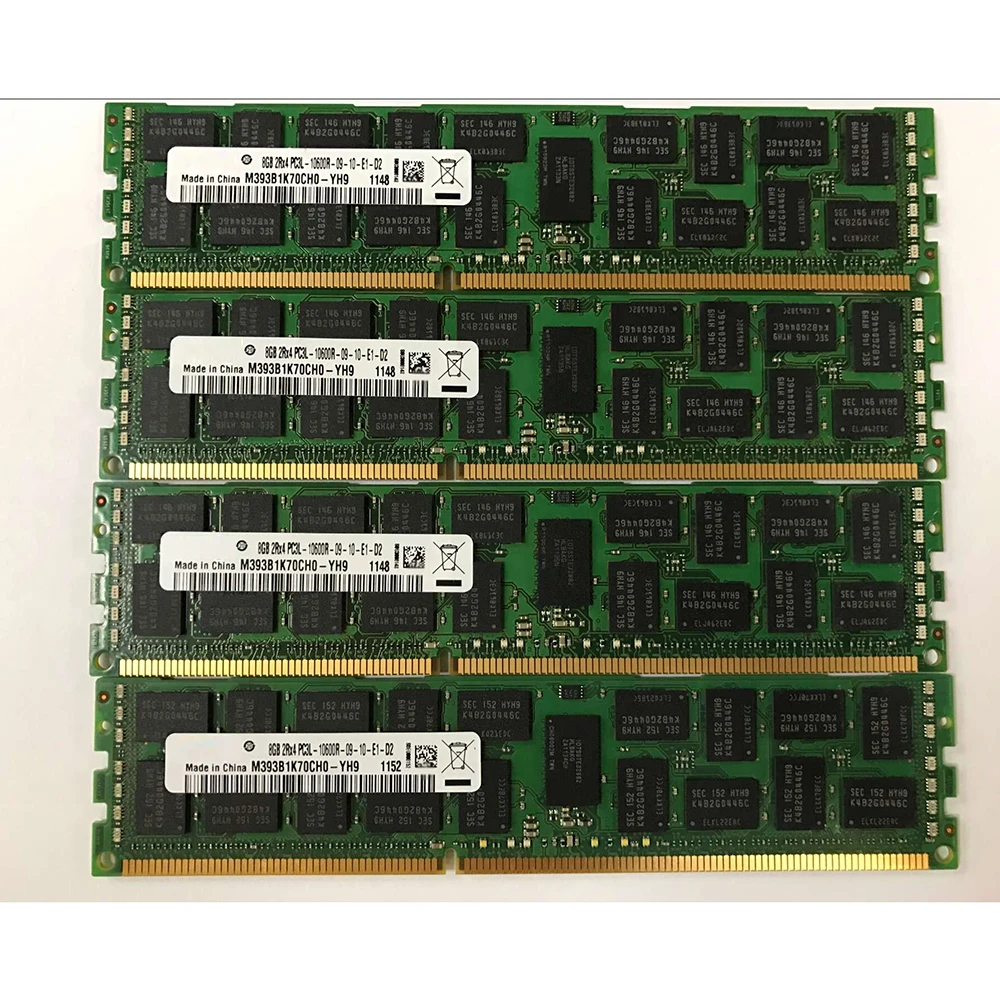 1 шт. R420 R620 R710 R720 ECC REG RDIMM RAM Серверная память DDR3 8 Гб 1333 МГц