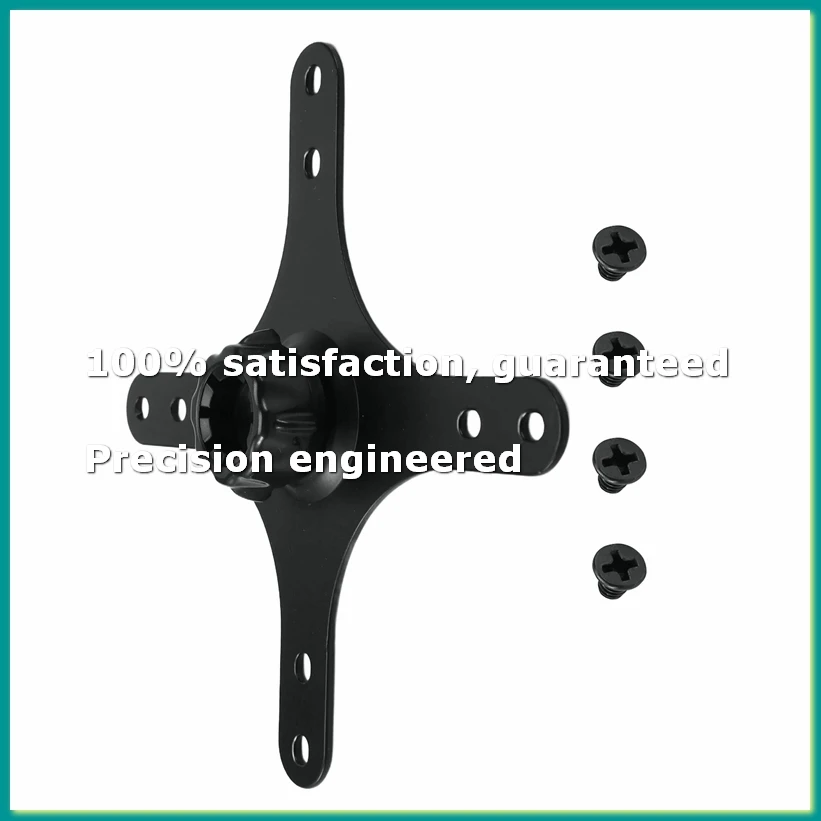 

Portable Monitor Mounting Adapter Bracket Plate, 17mm Ball Head to 100x100mm 75x75mm, Wall Mount Arm Mount Universal-A86Z