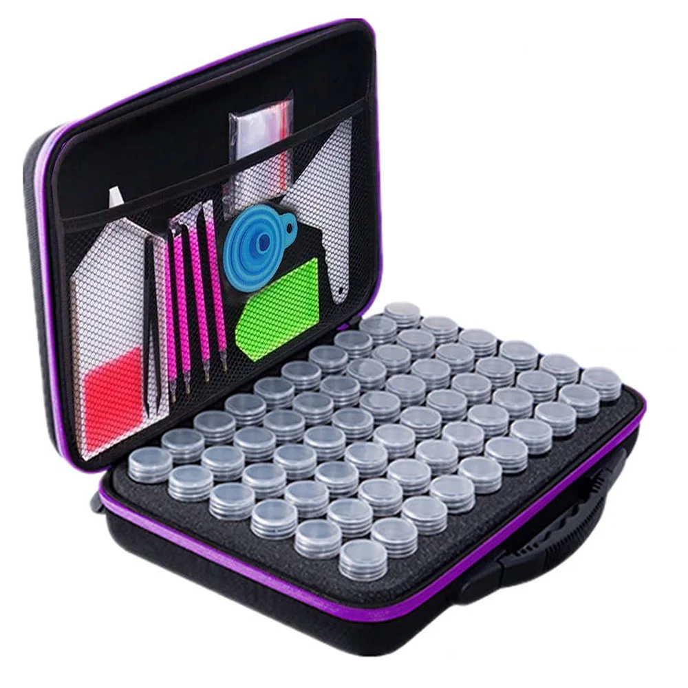 New DIY Diamond Painting Tool Storage Container Storage Box Beads Nail Art Jewelry Rhinestone Mosaic Storage Bags