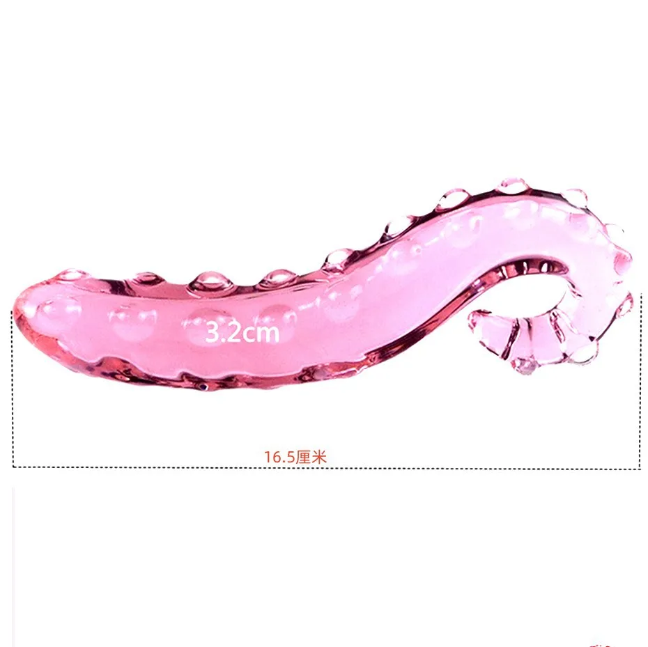 الراقية كريستال بعقب المكونات درجة الحرارة اللعب للبالغين الخيال اللعب كريستال زجاج دسار بعقب المكونات الشرج الخرز لعبة المكونات Eroti