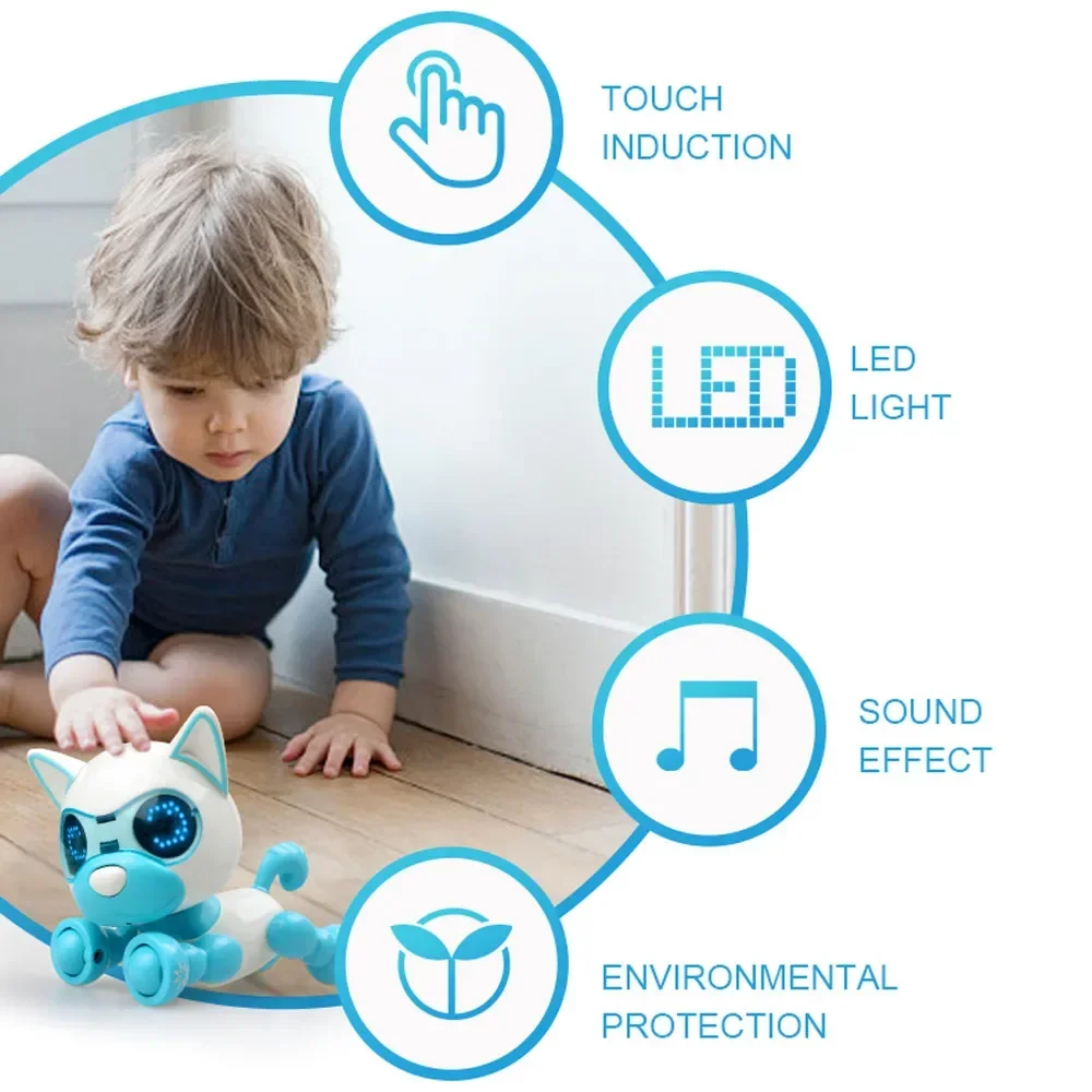 New Electronic Smart Robot Dog Music Dance Walking Interaction Puppy Pet Robot Toy Intelligent Robots for Toys For Kids Gifts