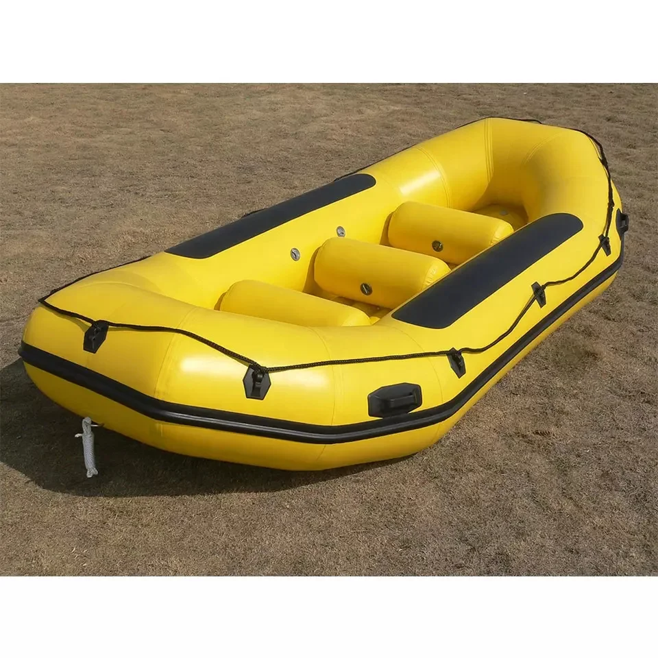 

Factory Selling 9.5ft 4 Person PVC Whitewater Inflatable River Rafting Boat With Reinforced Bottom
