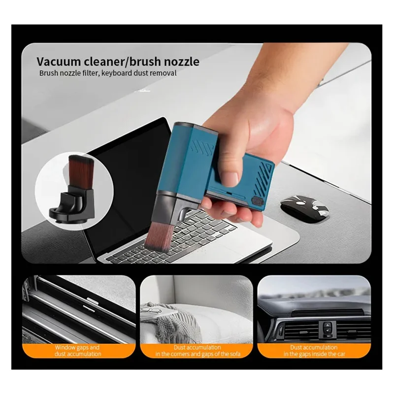 مروحة تربو محرك مروحة عنيف Turbofan 130000RPM مروحة التخييم محرك مروحة عنيف Turbofan مكنسة كهربائية محمولة ومنفاخ الغبار B #4