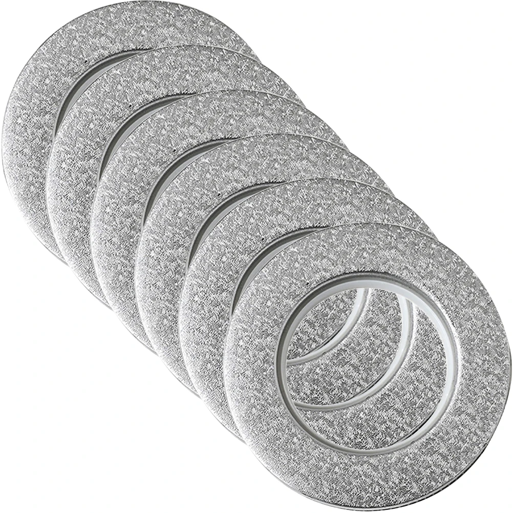 

6 Pcs Drapery Curtain Hanging Ring Rings for Drapes Nanoscale Grommet Plastic Rod