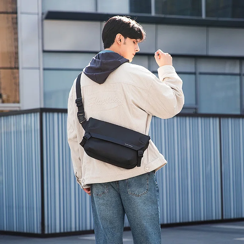 Mark ryden qualidade à prova dwaterproof água bolsa de ombro dos homens para 11 ipad grande capacidade sacos de viagem negócios masculino crossbody