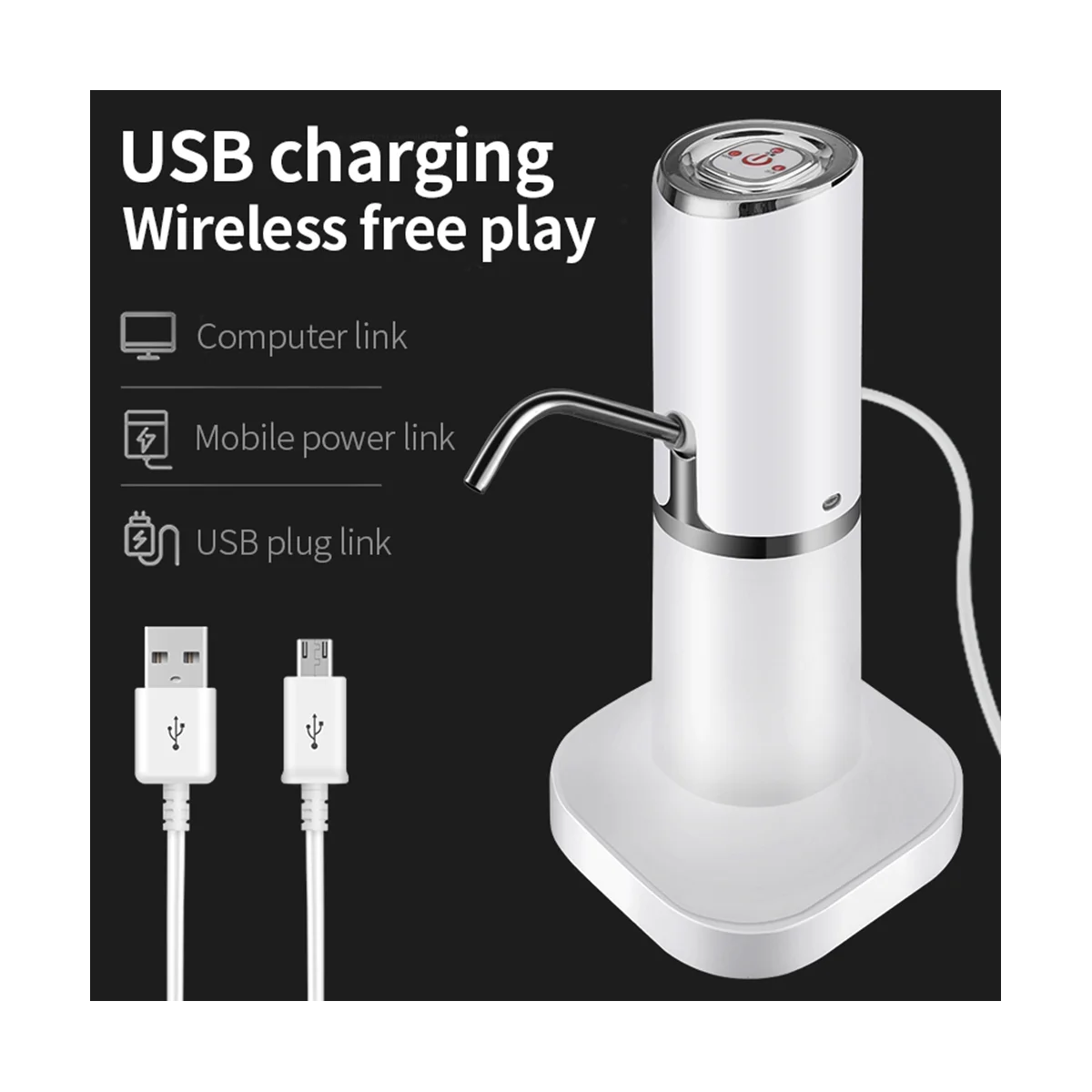 elektryczna pompa wodna Dozownik pompy wodnej Pompa do butelek z wodą Mini beczka na wodę