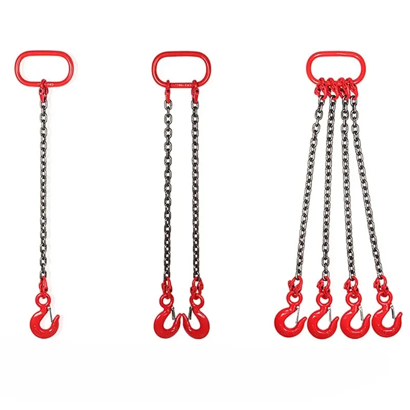 Two roots Lifting chain sling legs double hook combination spreader mold parts chain hoists