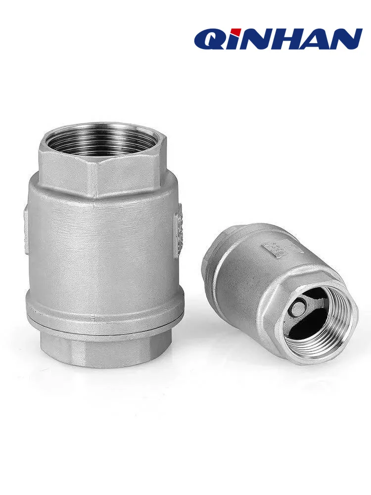 

304/316L stainless steel internal thread check valve vertical check valve threaded one-way valve