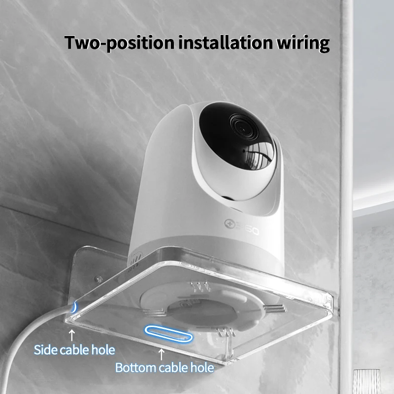 Mensola in plastica per montaggio a parete supporto trasparente per telefono mensola per montaggio su soggiorno piccola Plante bagno