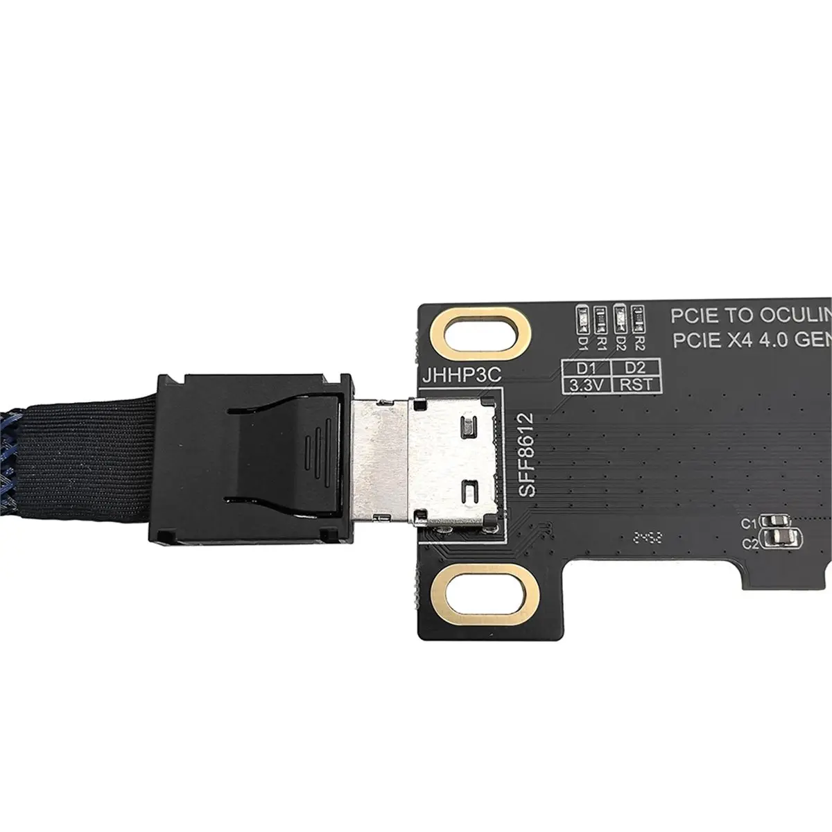 PCIE 4.0 X4 to Oculink Female Adapter PCI Express GEN 4 to OCuLink SFF8612/8611 Data External Graphics Card Adapter