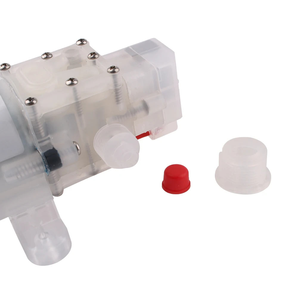Diafragma en miniatura con interruptor bomba de agua de alcohol de calidad alimentaria 70W 80W bomba de agua pequeña autocebante sanitaria y estable DC 12V