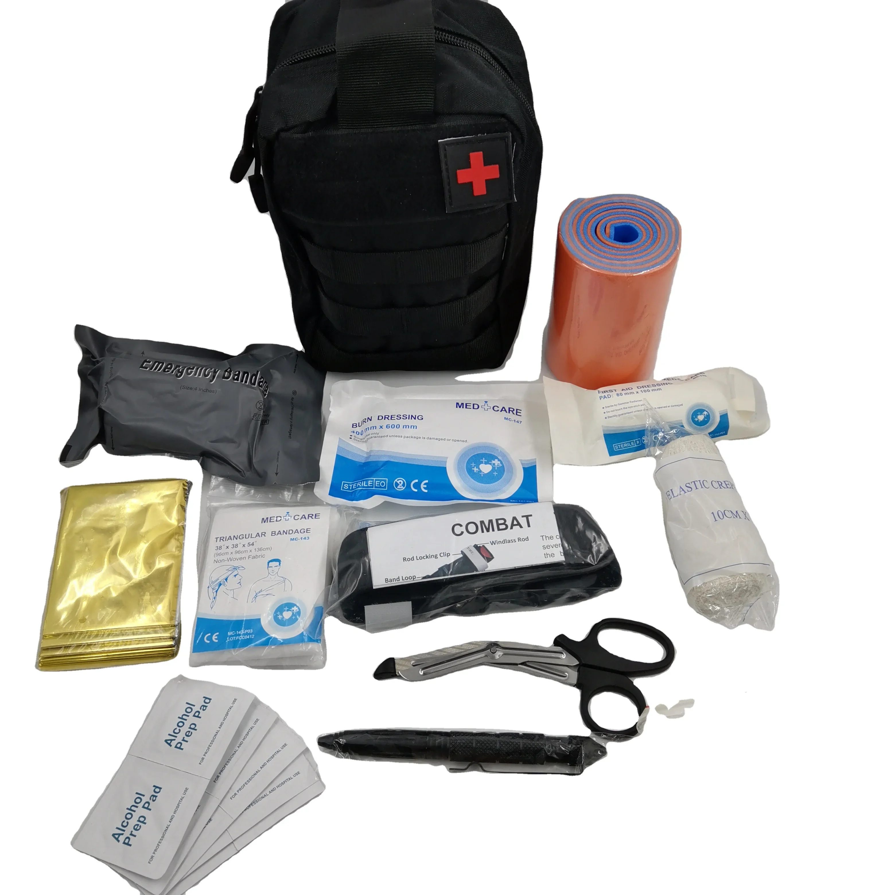 

Good priceTactical First Aid Kit Emergency First Aid Supplies Survival Tactical Medical Pack Trauma IFAK Pouch Professional manu