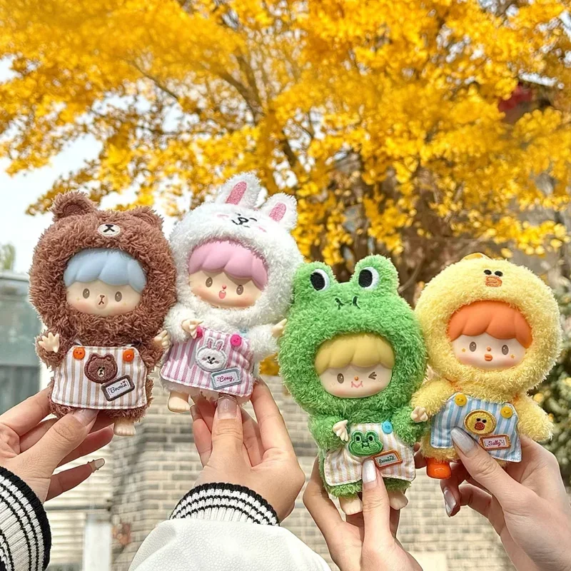 New Genuine Zzoton Line Friends My Best Friend Series Vinyl Doll Blind Box Toy Kawaii Mystery Model Ornaments Surprised Gift