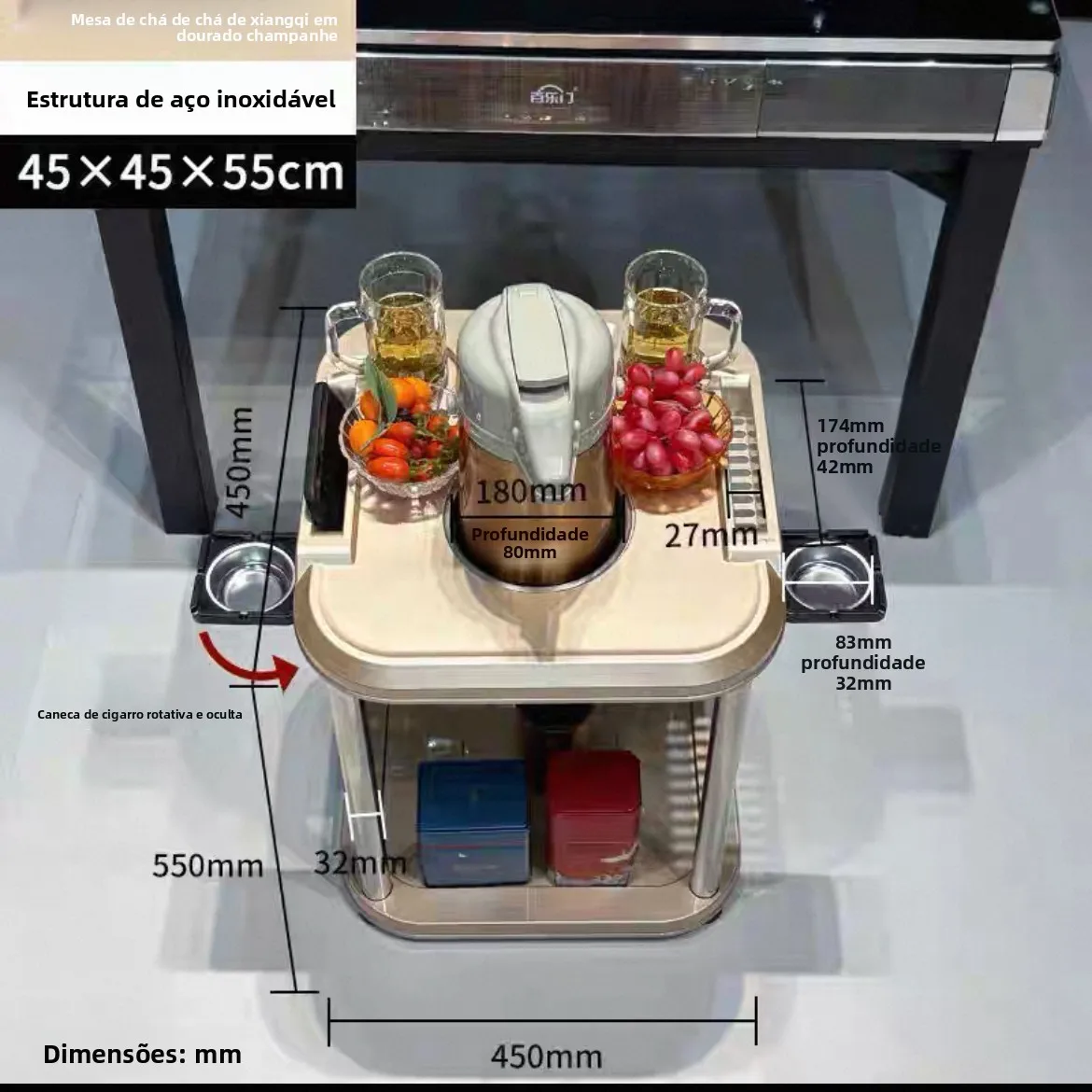 mahjong-table-tea-water-stand-tea-table-accessory-mahjong-machine-corner-table-leisure-game-entertainment-relaxation