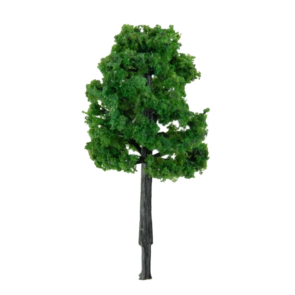 10 sztuk 5cm pociąg kolejowy Model drzewa sceneria Diorama układ sztuczne drzewo klocki zabawki dla dzieci DIY akcesoria wystrój