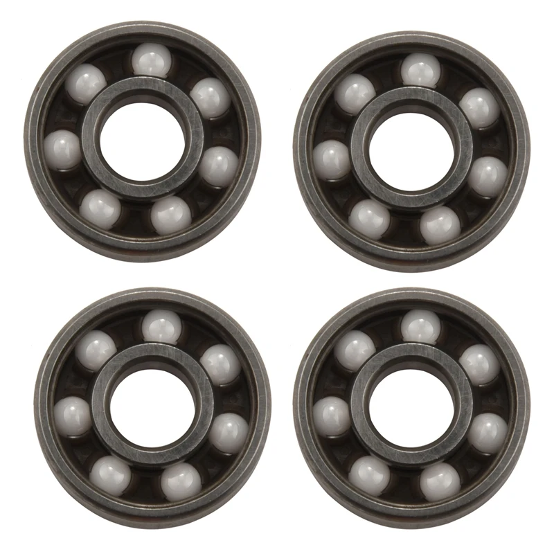 16Pcs 608 Ceramic Ball Bearing Scooter Bearings High Precision Rating Long Lasting