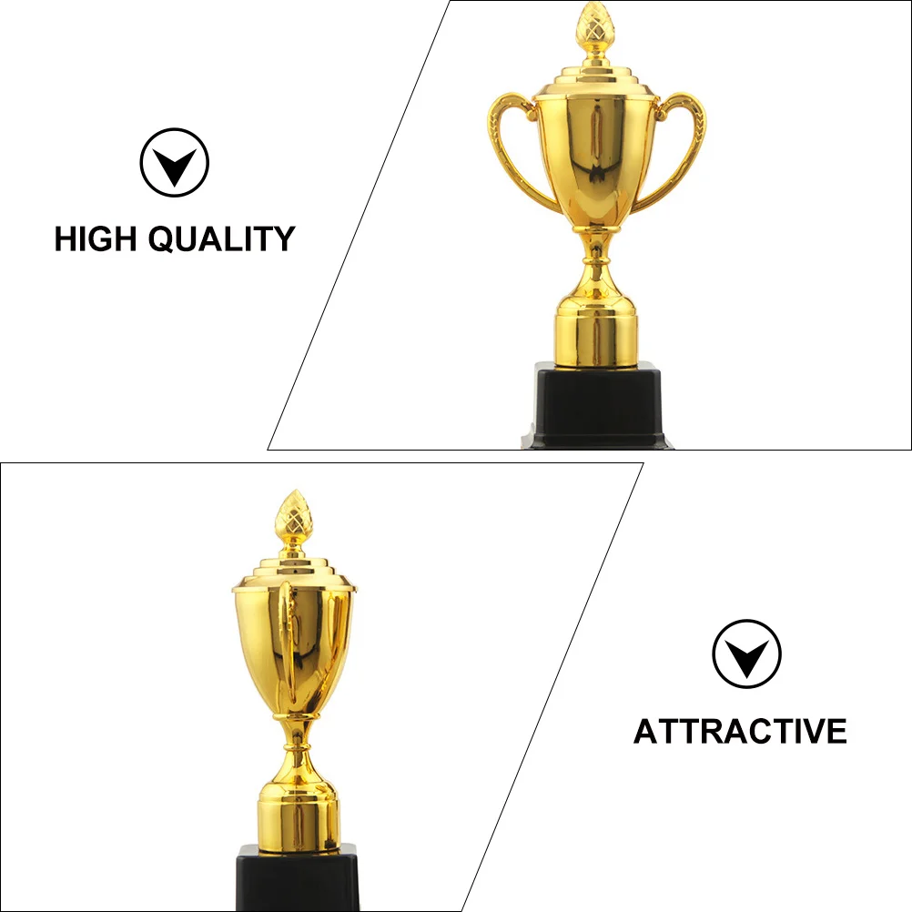 

1 pc Mini Trophy Cup Creative Plastic Reward Prizes For Party Celebration Decor Wear-Resistant Trophy Cup For