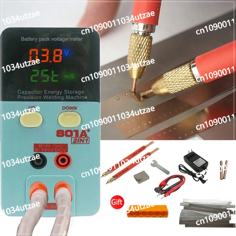 GLITTER 801A+ Battery Spot Welder Spot Welding Machine Integrated Small Energy Storage with 70A/70BN Spot Welding Pen