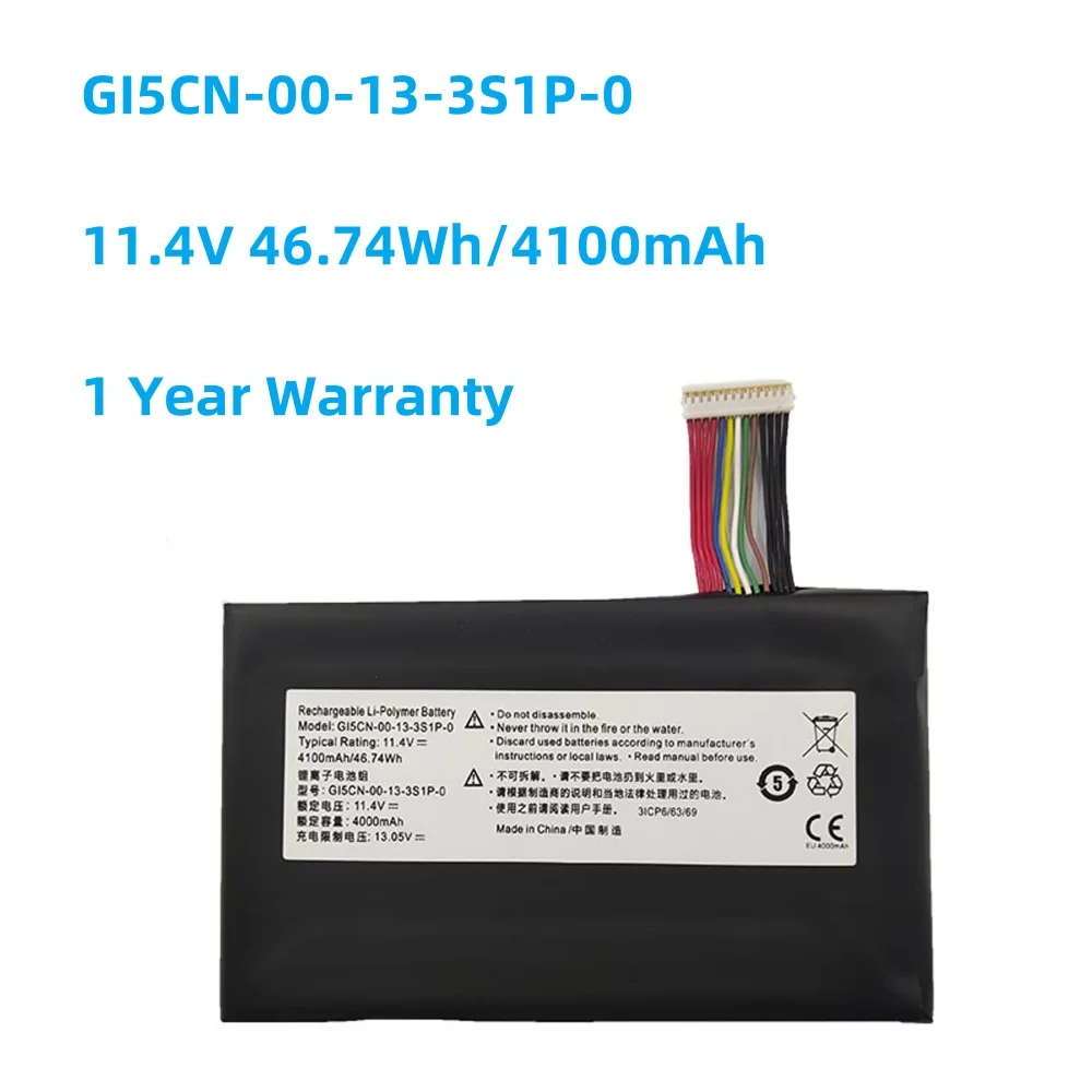 

New Battery GI5CN-00-13-3S1P-0 11.4V 46.74Wh/4100mAh For Z7M-KP5GC Z7M-KP7GC GE5S02 T90-Ti3C T90-T6CS T90-T6Cw T90-T1C