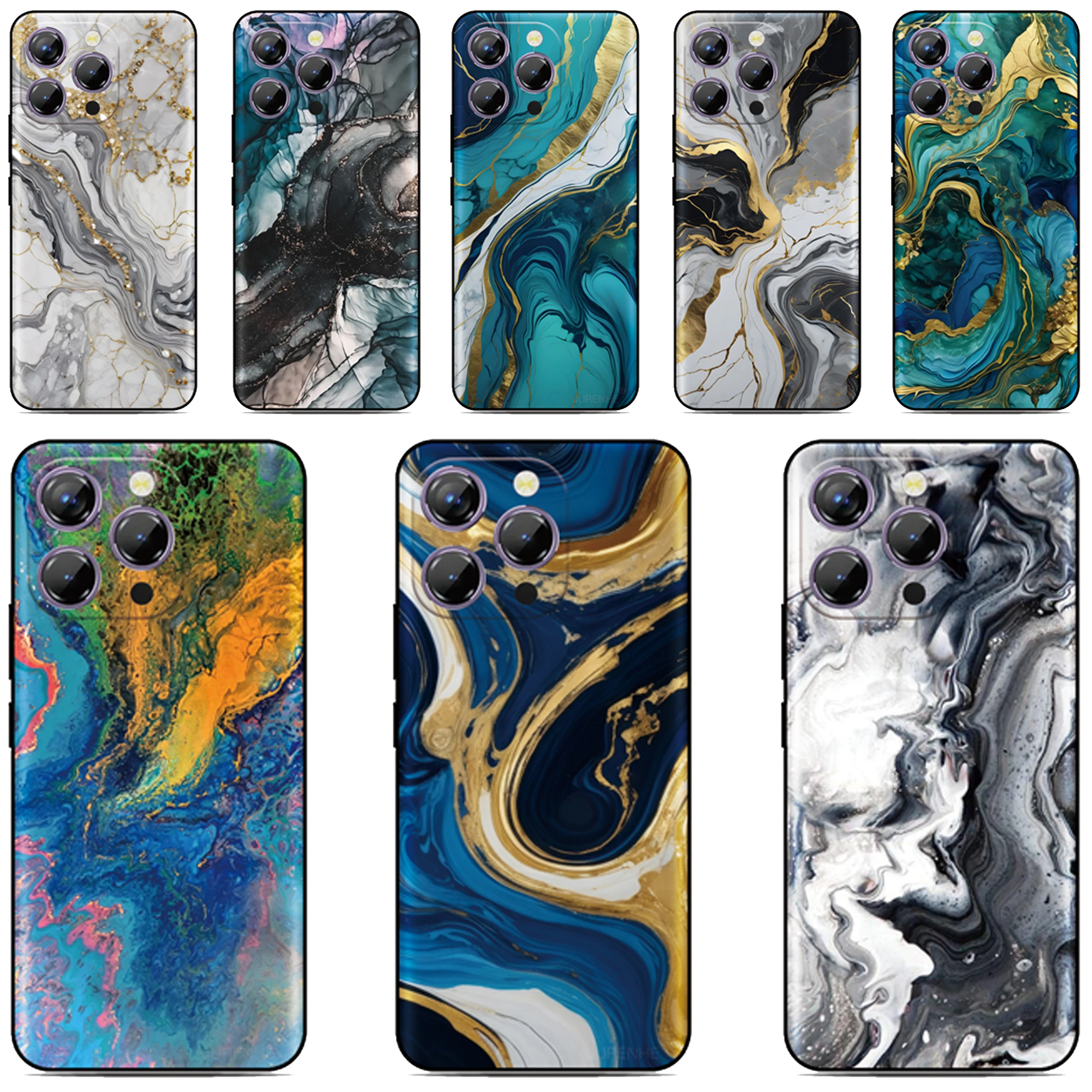 

Marble Design Cover For Samsung Galaxy A41 A14 A12 A73 A22 A23 A33 A04e A04s A04 M54 M33 A10 A10e A51 M31 M11 A11 Phone Case