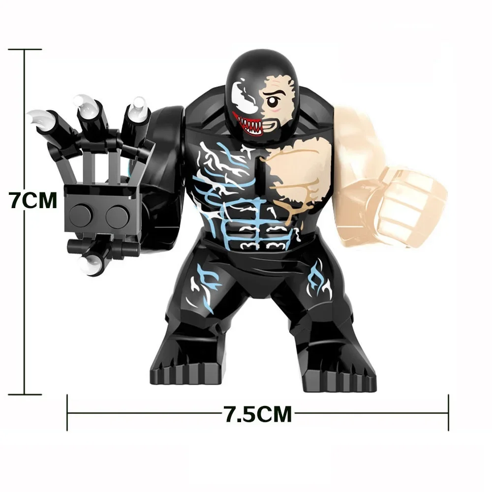 Superhelden Mini-Bausteine Spielzeug Venom Hulk Thanos Kombinations-Bausteine Handgefertigtes Kindergeburtstags-Geschenk – Detail 3