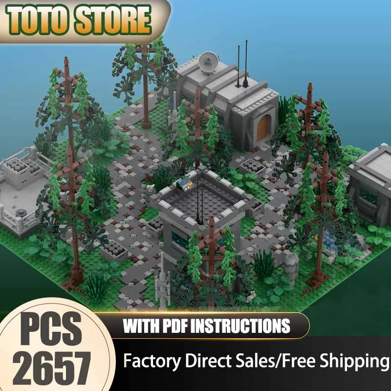 

Popular Star Movie Model Moc Building Bricks Modular Forest Base Model Technology Blocks Christmas Set DIY Toy Construstion Gift