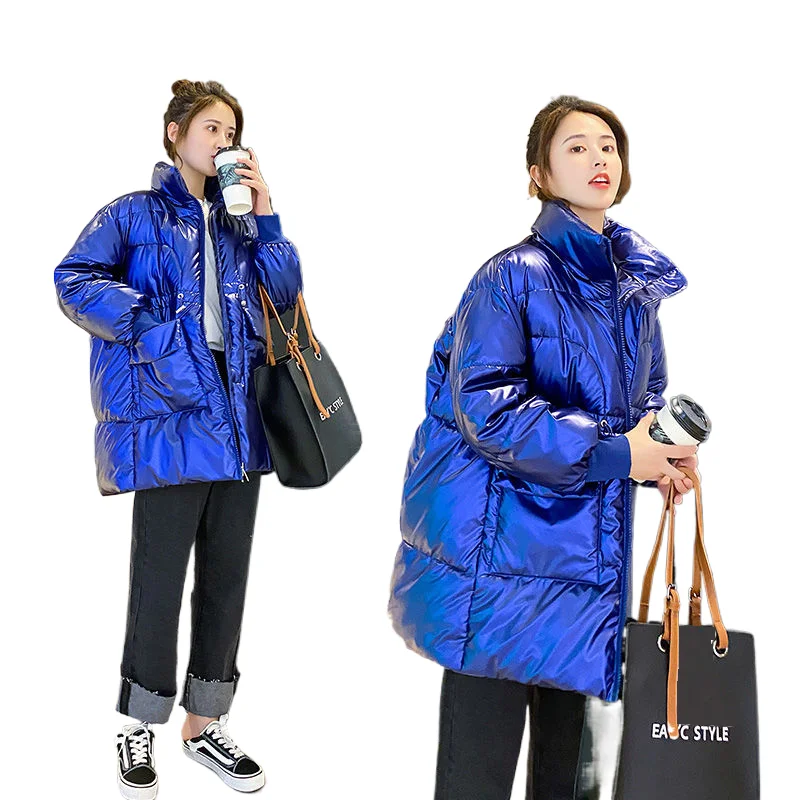 Maternity Down Puffer Jacket Pregnant Women Quilted Puffer Parka Coat 2024 Drawstring Waist Winter Coat Trendy Jacket