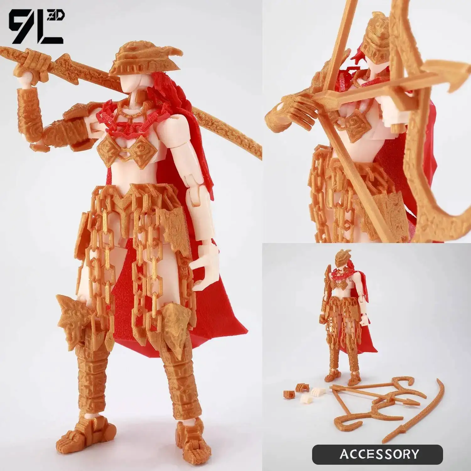 9L3D Onverslaanbare Slayer Daryl Dixon Lucky13 Actiefiguur Dummy13 Multi-articulerend verzamelmodel speelgoed Titan13 Verjaardagcadeaus T13