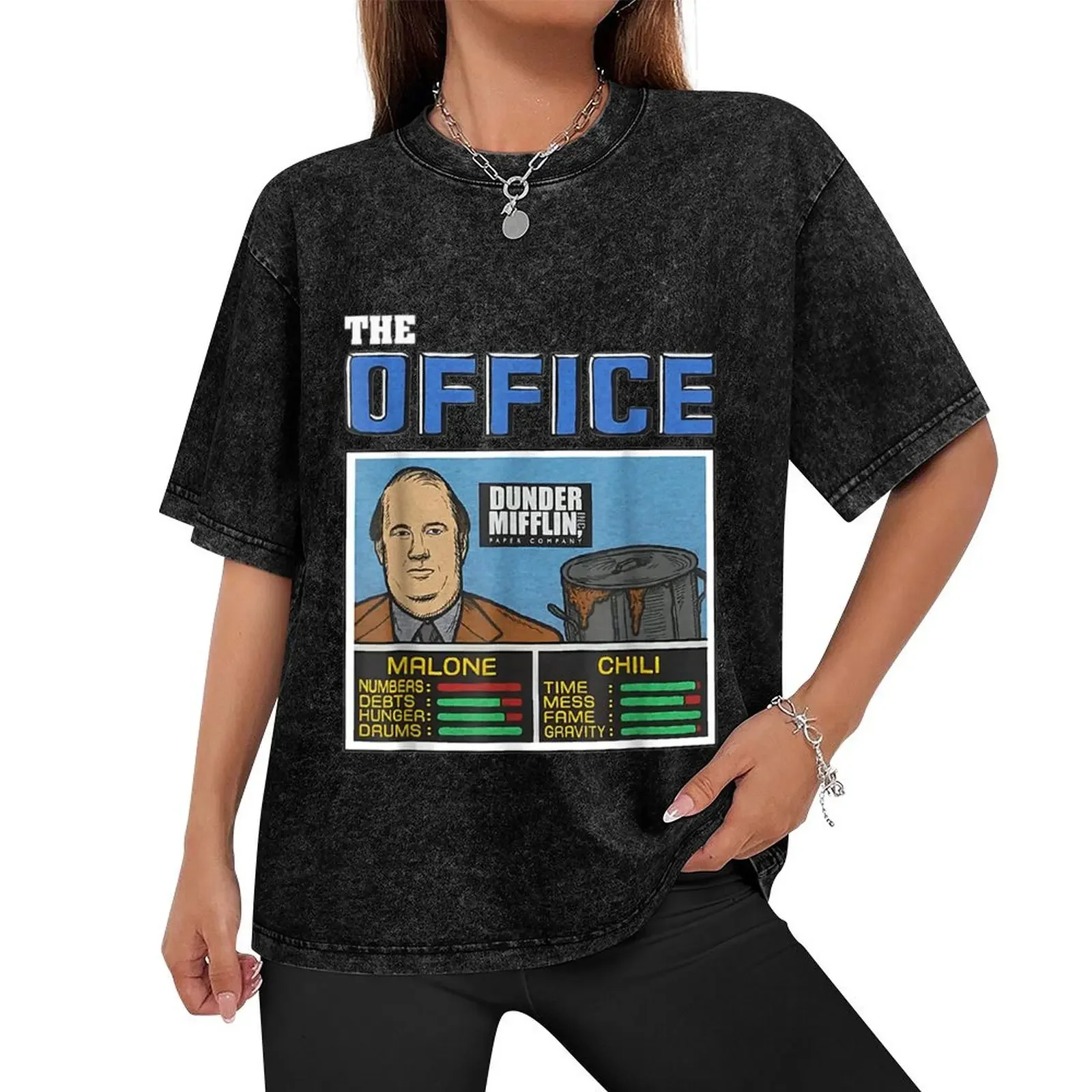 The-Office-Jam-Kevin-And-Chili-The-Office-Malone-And T-Shirt plus sizes summer clothes mens white t shirts