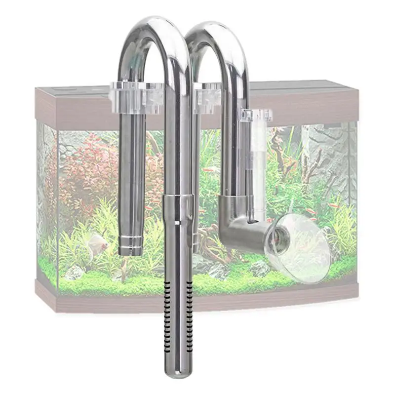 

Fish Tank Filter Oil Skimmer Aquarium Inlet And Outlet Pipe Stainless Steel Water Tube Fittings Inflow Outflow Supplies For