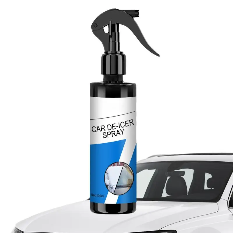 Snow Cleaner Spray 100ml Snow Cleaner & Remover Winter Accessories For Car Winter Car Accessories Instantly Defrosts And Melts