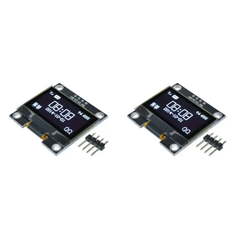 modulo-de-exibicao-oled-de-13-polegadas-m51k-2pcs-128x64-lcd-display-4pin-i2c-iic-comunicacao-para-arduino