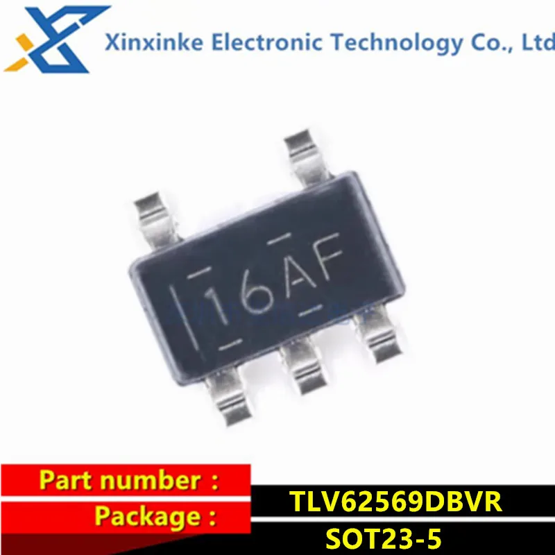 

50PCS TLV62569DBVR SOT-23-516AF Switching Voltage Regulators 2.5V-5.5V Input, 2-A High Efficiency Step-down Buck Converter