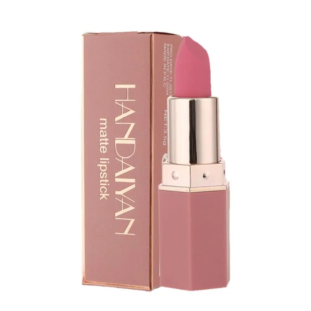 Handa iyan 6 Farben nackt matt Lippenstift wasserdicht lange Lippenstifte rote Lippen Make-up Antihaft dauerhafte Samt Stick rosa sexy cu h4z2