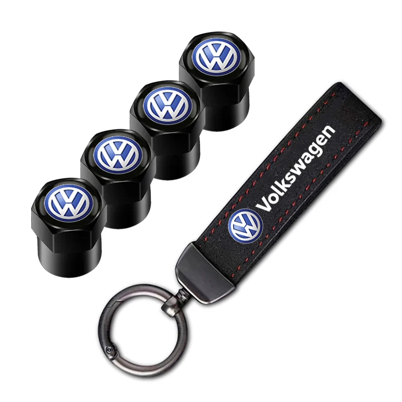 Capuchons de assujetde roue de voiture en daim, porte-clés de voiture, porte-clés JORing pour Volkswagen Polo Tiguan Passat T-ROC Golf Atlas Accessoires