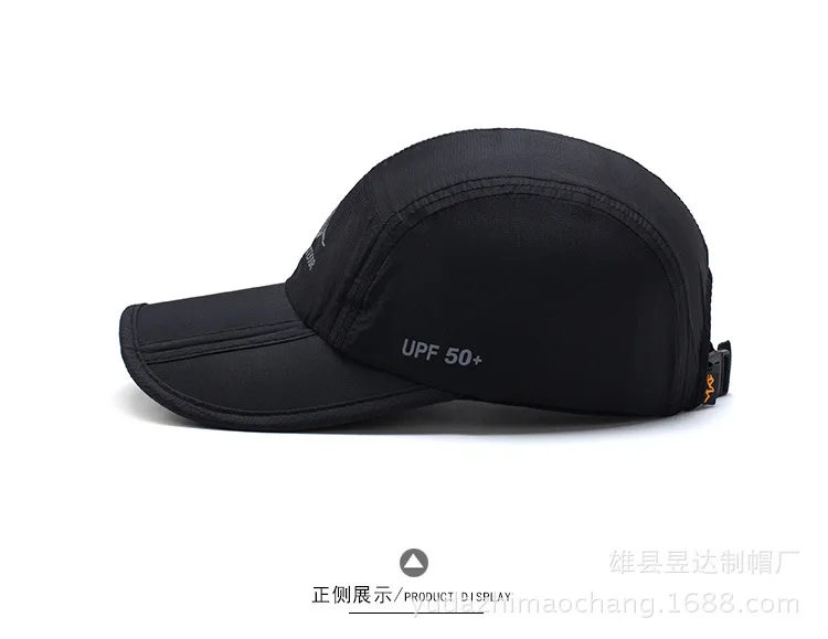 Wasserdichte Golf-Baseballmütze für Herren, winddicht, atmungsaktiv, UPF50+, Outdoor-Kappen für Damen, Sport, verstellbare Regenhut – Detail 7