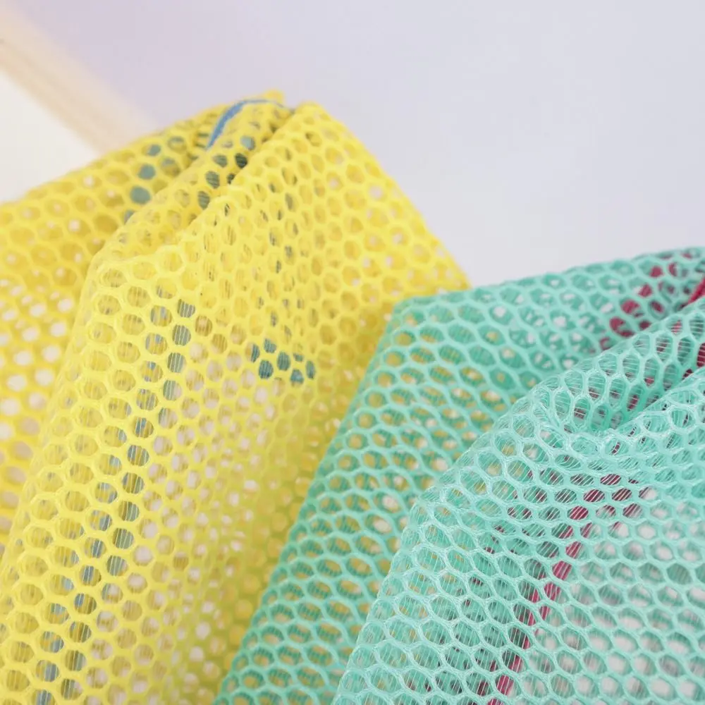 mit Griff Mesh Kosmetiktasche Kleine Kapazität Transparent Reise Kulturbeutel Dopamin Farbe Tragbare Reißverschluss Geldbörse Hause