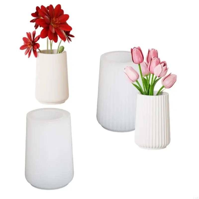 

T4MD Creative Round Planter Casting Silicone Mould for Handmade Cement Pots