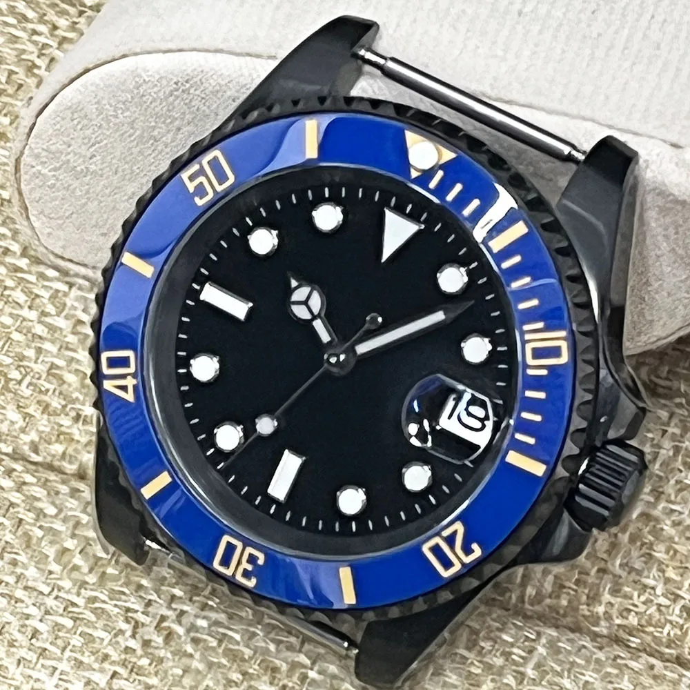 

40mm diameter shell NH35 with width 20mm stainless steel strap men's NH35 sport sapphire glass hand A1 watch head