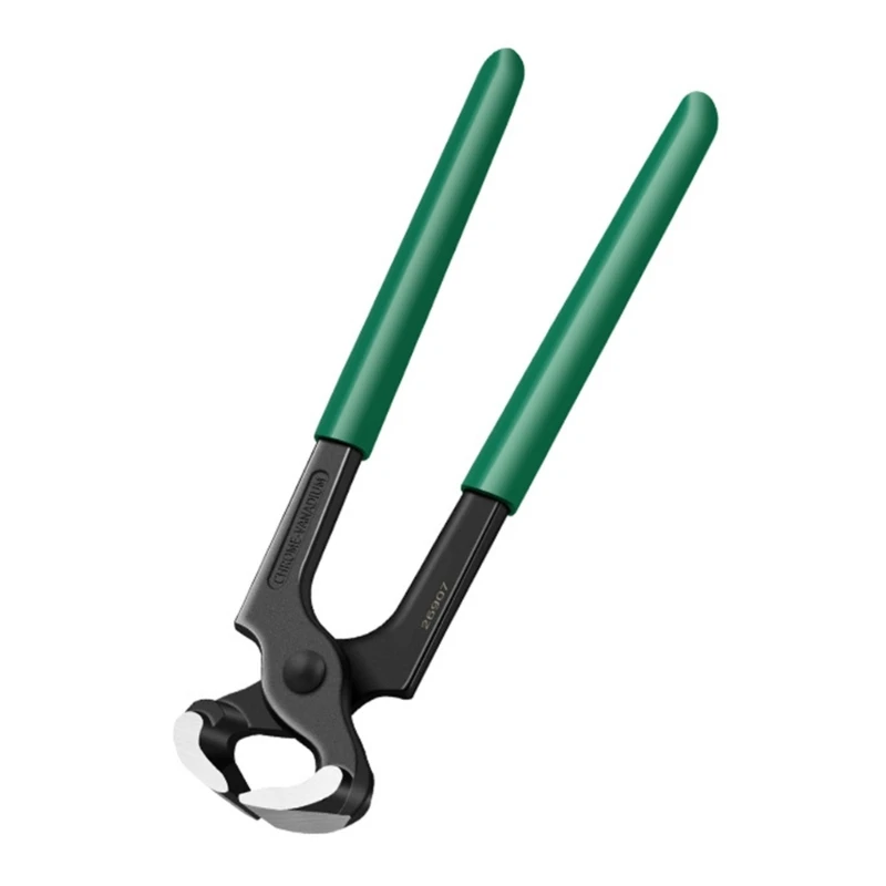 ステープル釘とワイヤーを取り除くための多目的プライヤー 人間工学に基づいたゴム製ハンドル 安定した炭素鋼構造