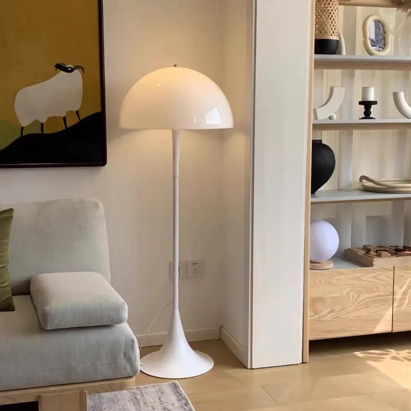 

Mushroom floor lamp French premium ins Korean minimalist medieval living room bedroom background vertical lamp