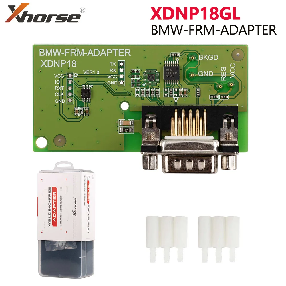 

Xhorse XDNP18GL for BMW FRM Solder-Free Adapter Work with MINI PROG / Key Tool Pus/ VVDI 100% Original